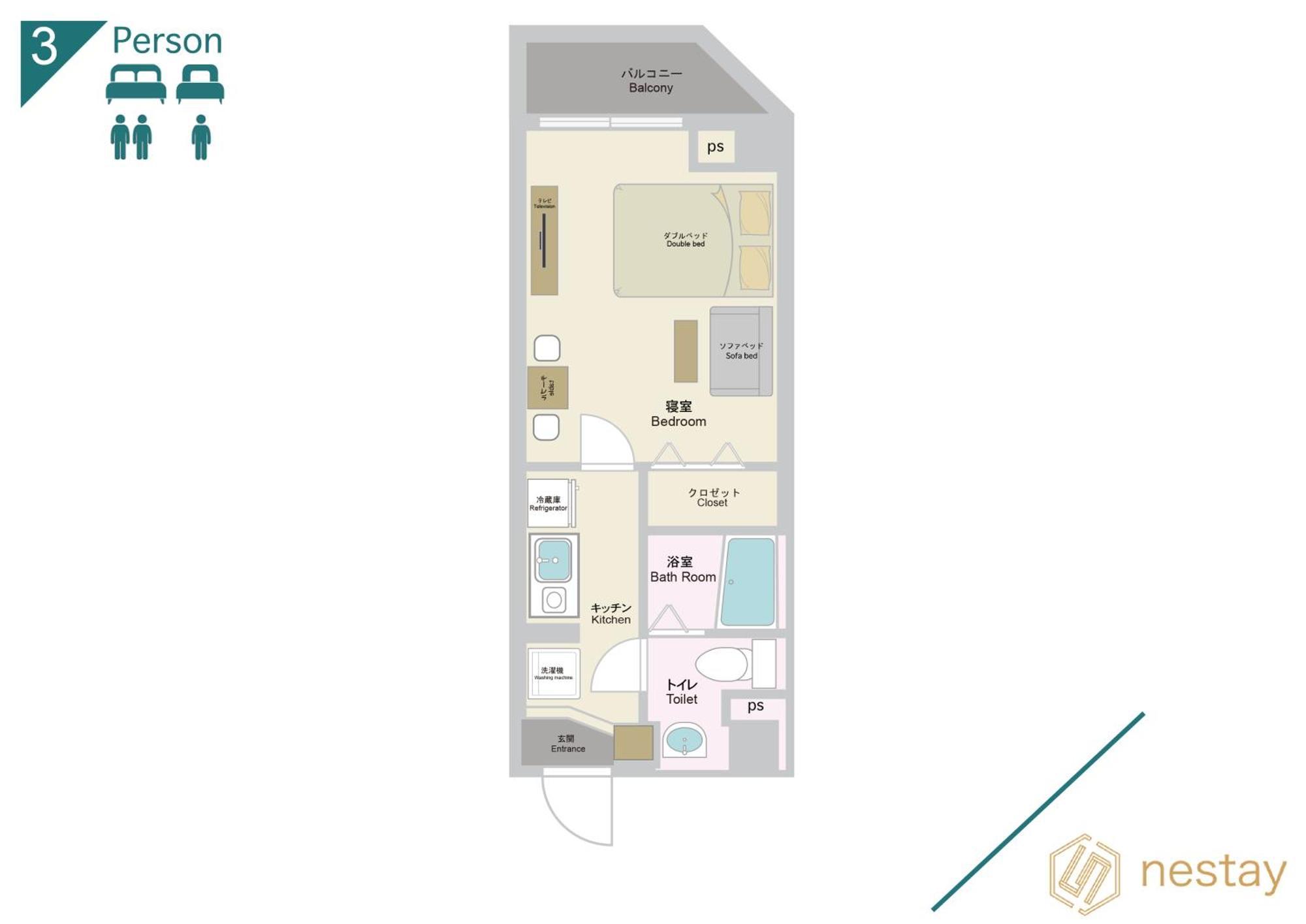 Nestay Apartment Osaka Ebisu 外观 照片